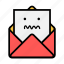 envelope, letter, mail, message, news, newsletter, ugly 