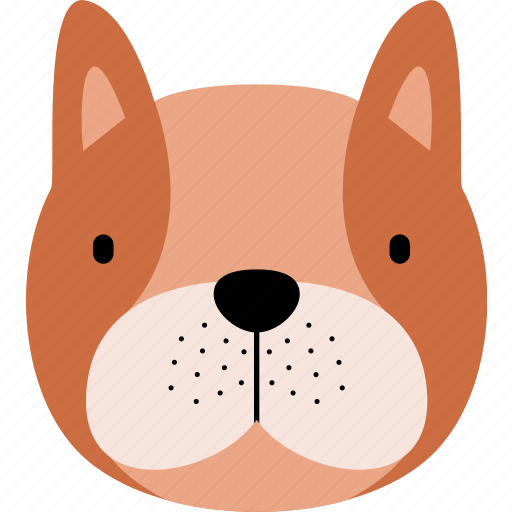 Dog, animal, face, wild, cute, funny, cartoon icon - Download on Iconfinder