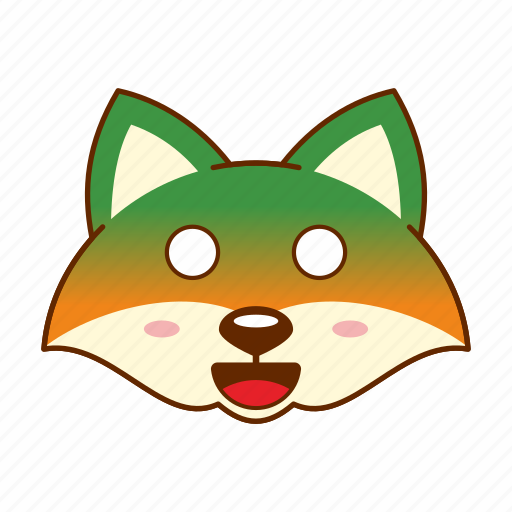 Animal, cute, emoji, fox, shocked icon - Download on Iconfinder