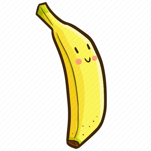 Banana, smiling, fruit, sweet icon - Download on Iconfinder