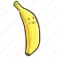 banana, smiling, fruit, sweet 