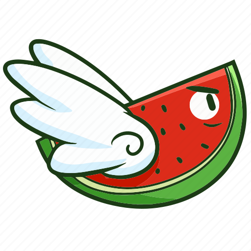 Watermelon, fly, fruit, food, healthy, sweet, dessert icon - Download on Iconfinder