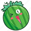 watermelon, smile, kawaii, summer 