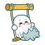 ghost, emoticon, scary, horror, face, spooky, emoji, swing 