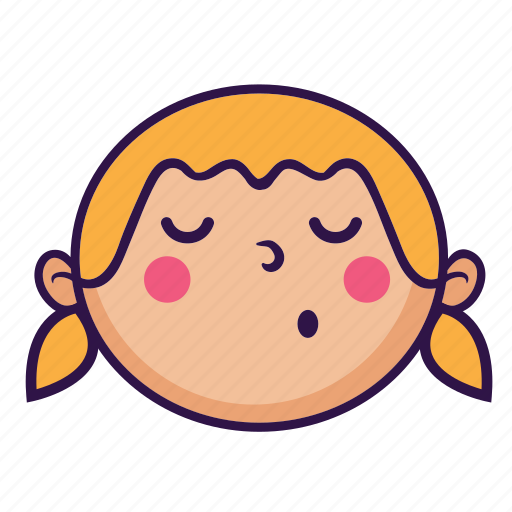 Chubby, cute, fat, girl, kid, smile icon - Download on Iconfinder