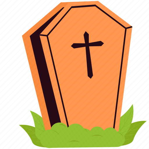 Halloween, coffin, death, horror, spooky, halloween coffin, casket icon - Download on Iconfinder
