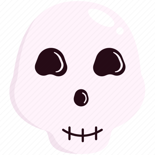 Skull, human skull, skeleton, halloween, skull bone, halloween skull, spooky icon - Download on Iconfinder