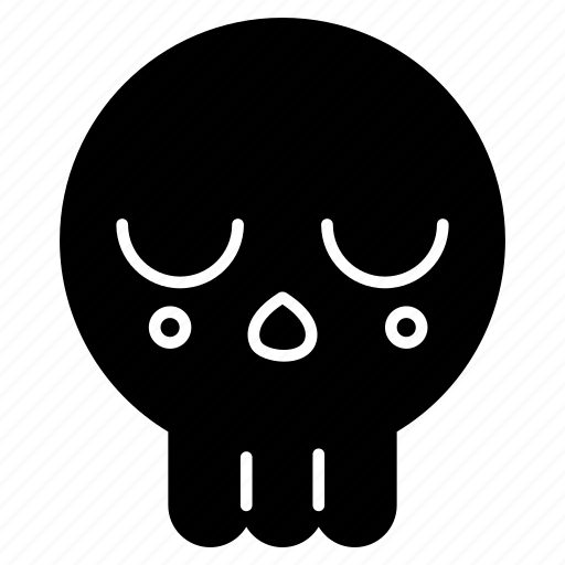 Cute, death, halloween, monster, skeleton, skull, spooky icon - Download on Iconfinder