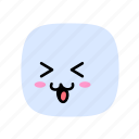 kawaii, cute, emoji, emoticon, happy, smile
