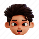 face, with, tongue, emoji, emotion, expression, funny, boy 