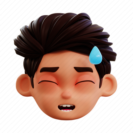 Laughing, emoji, emoticon, emotion, smiley, feeling, face 3D illustration - Download on Iconfinder