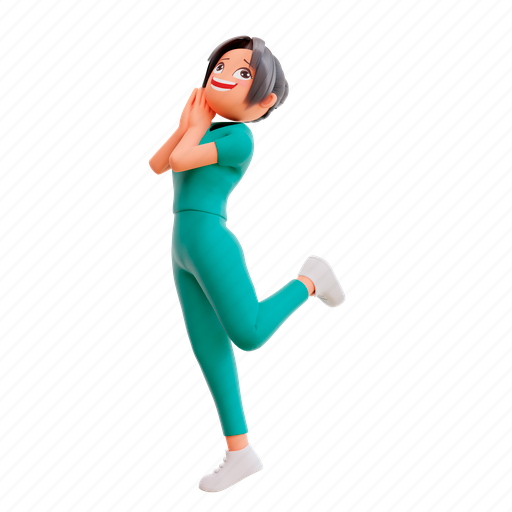 Nurses, cute, nurses day, healthcare, medical, hospital, emoticon 3D illustration - Download on Iconfinder