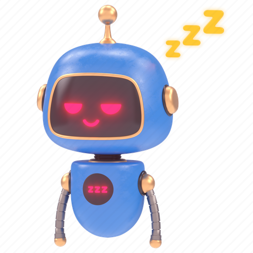 Cute, bot, droid, artificial, intelligence, robots, robot 3D illustration - Download on Iconfinder