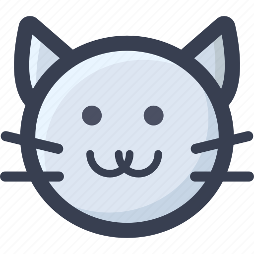 Animal, cat, colored, round, zoo icon - Download on Iconfinder