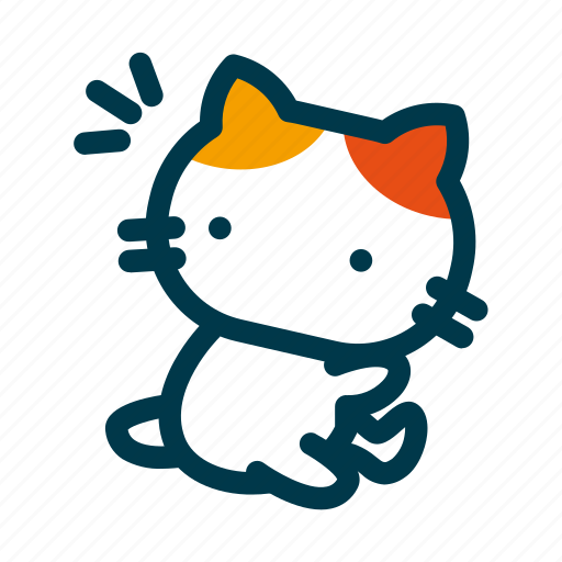 Cat, pet, kitten, avatar sticker - Download on Iconfinder
