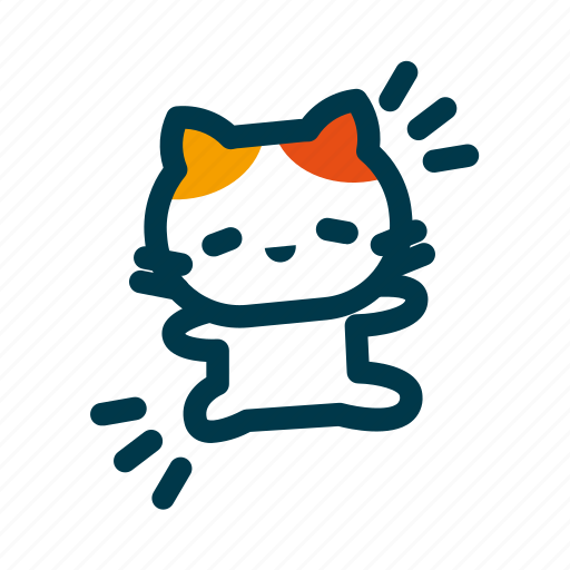 Cat, cute, kitten, pet, face sticker - Download on Iconfinder