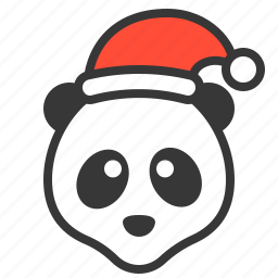 Animal, avatar, christmas, hippo, santa hat, xmas icon - Download on ...