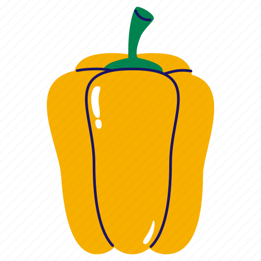 Bell pepper, pepper, paprika, capsicum, bellpepper icon - Download on Iconfinder