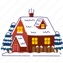 winter house, house, winter, building, winter building