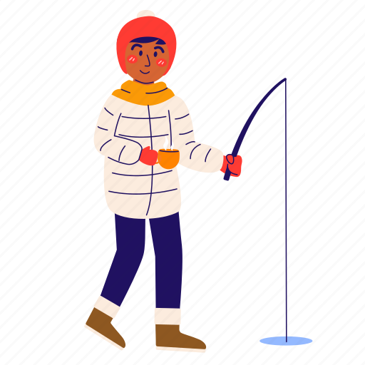 Ice fishing, fishing, winter fishing, winter, fisher icon - Download on Iconfinder