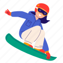 snowboarding, snowboarder, snowboard, winter sport, sport
