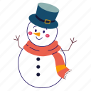 snowman, avatar, winter, wintertime, snow man