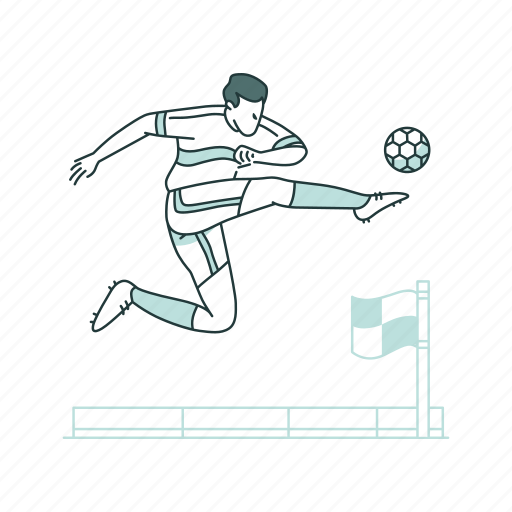 Competition, game, football, soccer, sports, kick, ball illustration - Download on Iconfinder