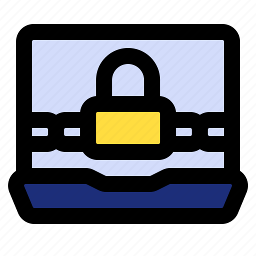 Ransomware, attack, security, malware, laptop icon - Download on Iconfinder