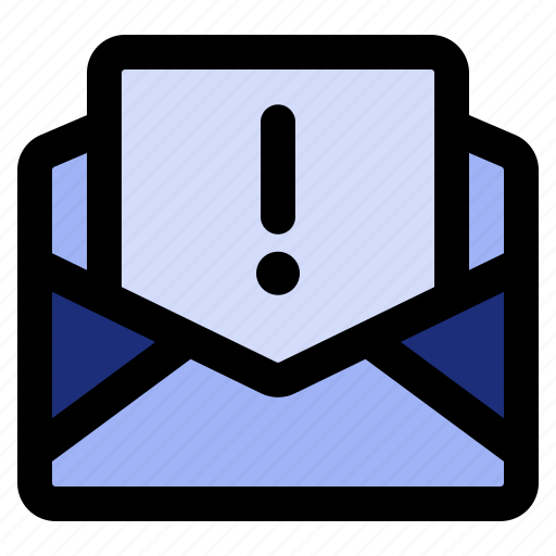 Spam, mail, email, warning, scam icon - Download on Iconfinder