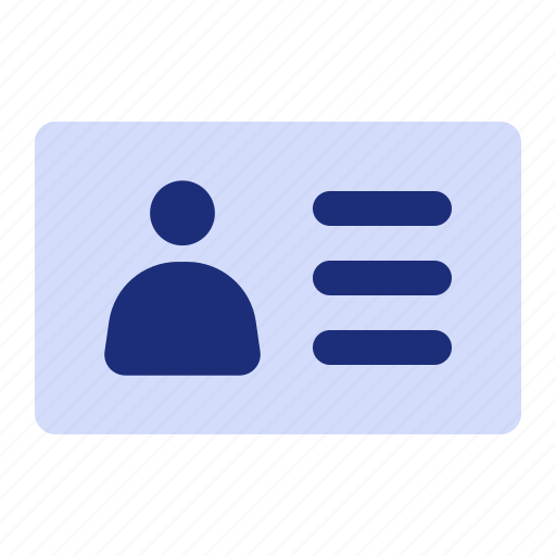 Id, card, identity, personal, contact icon - Download on Iconfinder