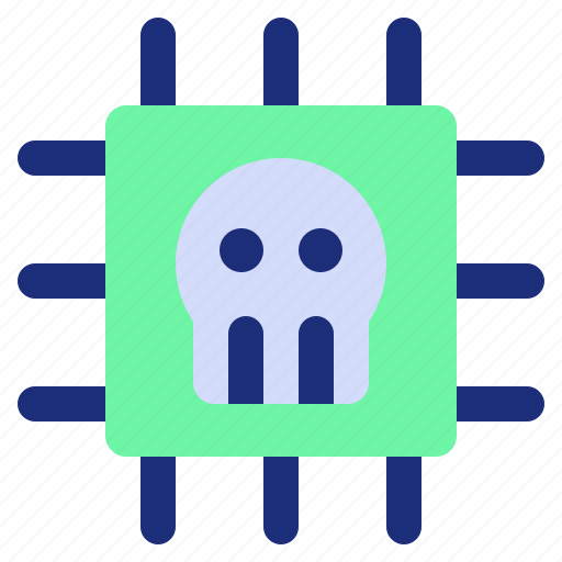 Security, attack, hacker, cyber, chip icon - Download on Iconfinder