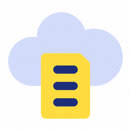 Storage, cloud, server, database, document icon - Download on Iconfinder