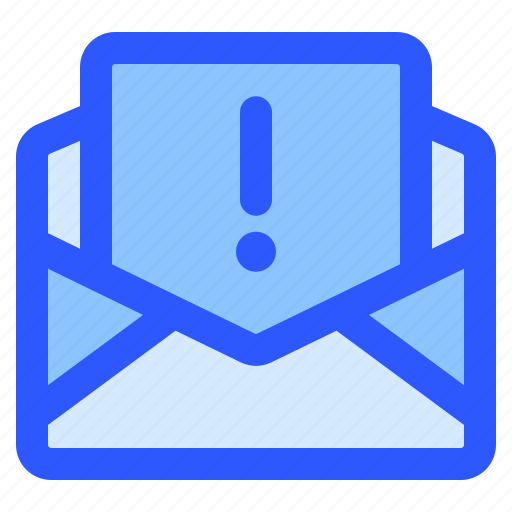 Spam, mail, email, warning, scam icon - Download on Iconfinder