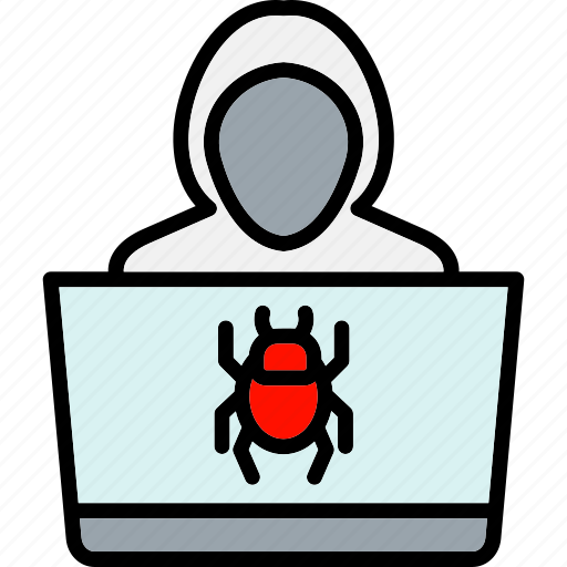 Crime, cyber, hacker, laptop icon - Download on Iconfinder