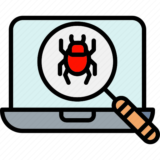 Malware, virus, laptop, internet icon - Download on Iconfinder