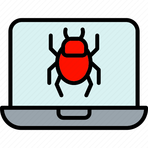 Infected, laptop, lethal, virus icon - Download on Iconfinder