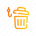 recycle, bin, phishing, garbage, trash, can