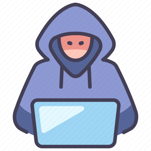 Computer, crime, data, hacker, hacking, laptop, thief icon - Download on Iconfinder
