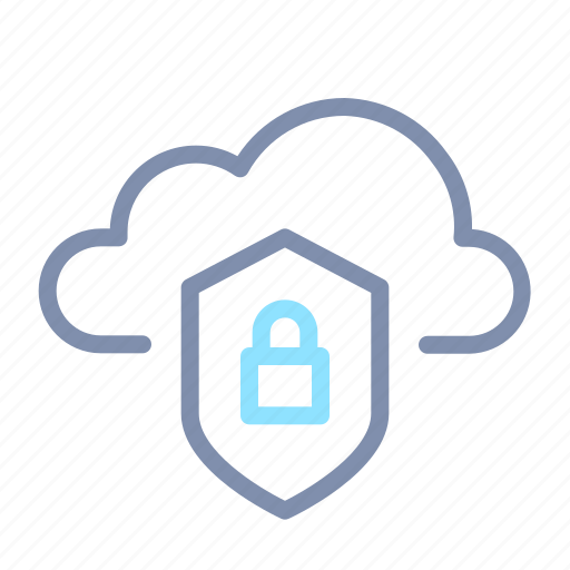 Cloud, cyber, protection, secure, security, shield, storage icon - Download on Iconfinder