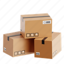shipping, box, shipping box, order delivery, package shipment, cyber monday, 3d icon, 3d illustration, 3d render 