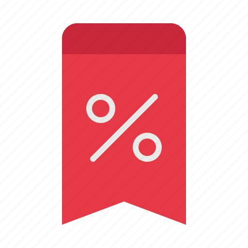 Discount, label, percent, bookmark, price, black, friday icon - Download on Iconfinder