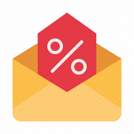 Voucher, mail, discount, coupon, gift, commerce, shopping icon - Download on Iconfinder