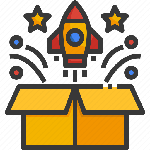 Product, launch, rocket, new, package, cyber, monday icon - Download on Iconfinder