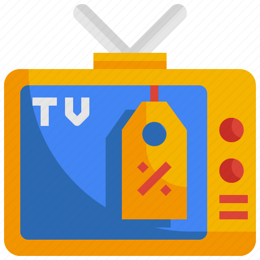 Television, price, tag, sale, entertainment, electronic icon - Download on Iconfinder