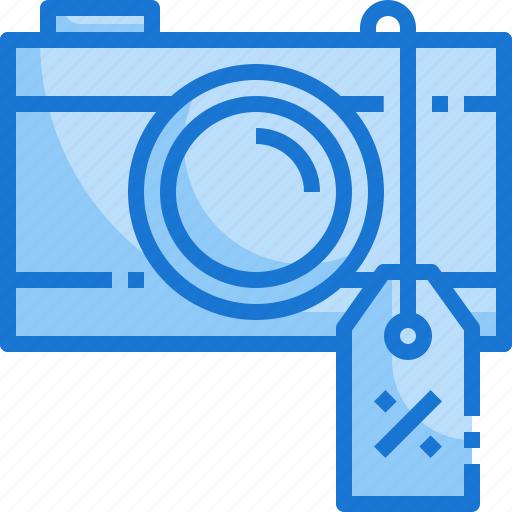 Camera, photo, sale, tag, price, electronic icon - Download on Iconfinder