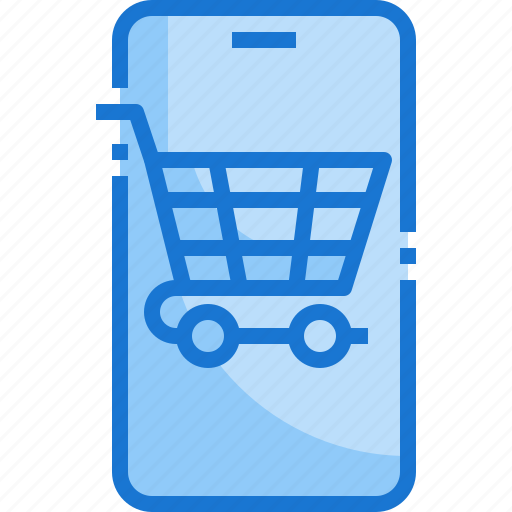 Online, shopping, store, cart, smartphone, ecommerce icon - Download on Iconfinder