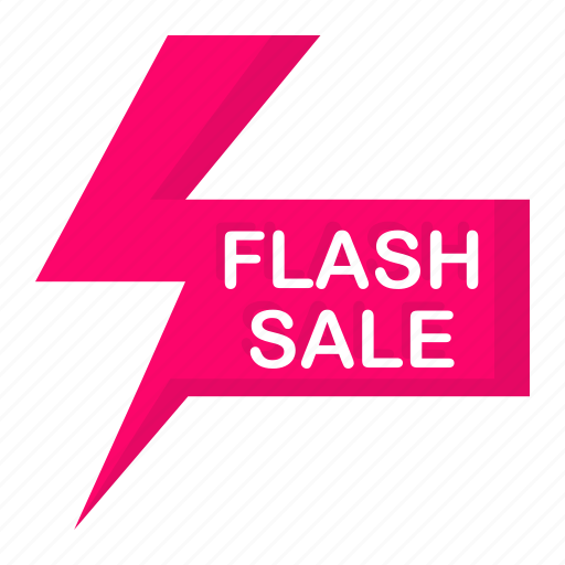 Discount, flash, label, sale icon - Download on Iconfinder