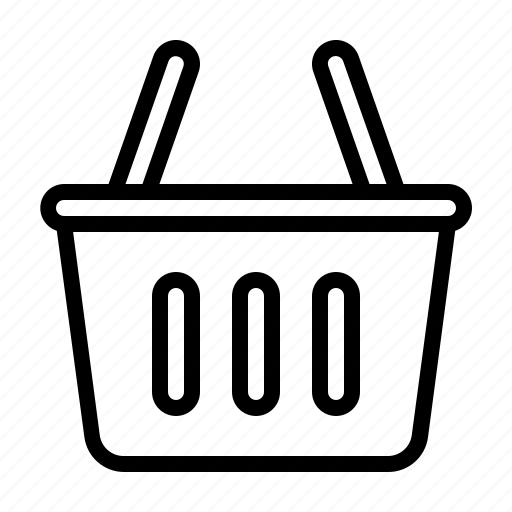 Shopping, basket, picnic, purchase, retail, grocery icon - Download on Iconfinder