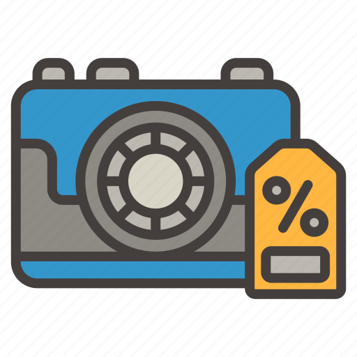 Camera, discount, tag, photography, sale, photo, cyber monday icon - Download on Iconfinder