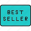 best, seller, like, quality, recommended, icon 